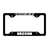 Be In Oregon Novelty Metal License Plate Frame LPF-364 12.25" x 6.5" Black Frame (LPF)