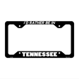 Be In Tennessee Novelty Metal License Plate Frame LPF-369 12.25" x 6.5" Black Frame (LPF)