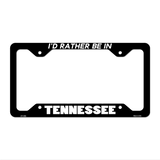 Be In Tennessee Novelty Metal License Plate Frame LPF-369 12.25" x 6.5" Black Frame (LPF)
