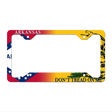Arkansas|Dont Tread Novelty Metal License Plate Frame LPF-382 12.25" x 6.5" Standard Frame (LPF)