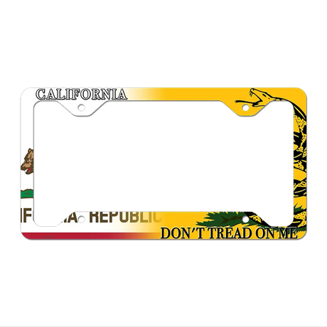 California|Dont Tread Novelty Metal License Plate Frame LPF-383 12.25" x 6.5" Standard Frame (LPF)