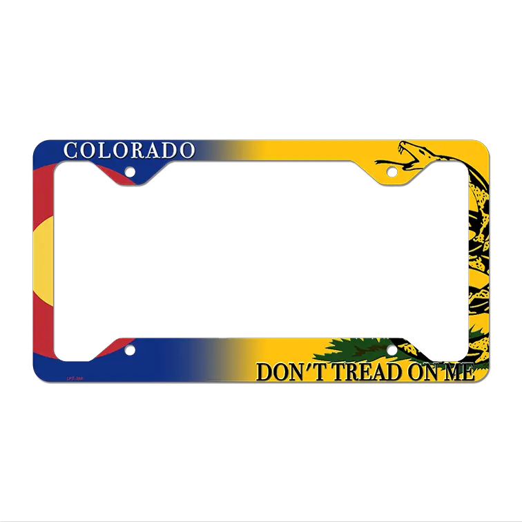 Colorado|Dont Tread Novelty Metal License Plate Frame LPF-384 12.25" x 6.5" Standard Frame (LPF)