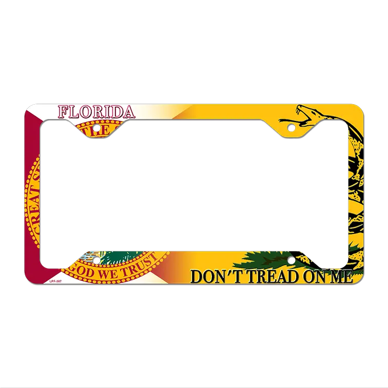 Florida|Dont Tread Novelty Metal License Plate Frame LPF-387 12.25" x 6.5" Standard Frame (LPF)