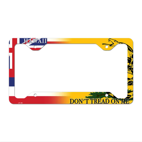 Hawaii|Dont Tread Novelty Metal License Plate Frame LPF-389 12.25" x 6.5" Standard Frame (LPF)