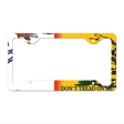 Iowa|Dont Tread Novelty Metal License Plate Frame LPF-393 12.25" x 6.5" Standard Frame (LPF)