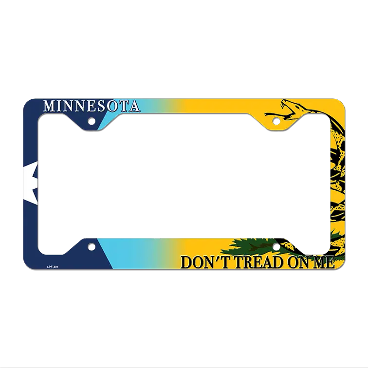 Minnesota|Dont Tread Novelty Metal License Plate Frame LPF-401 12.25" x 6.5" Standard Frame (LPF)