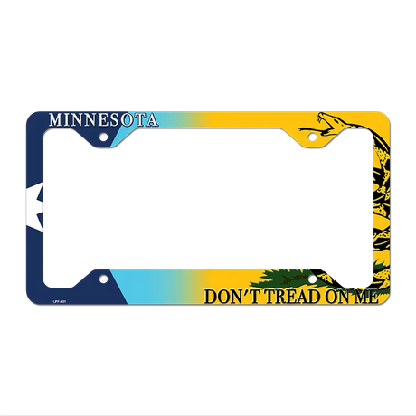 Minnesota|Dont Tread Novelty Metal License Plate Frame LPF-401 12.25" x 6.5" Standard Frame (LPF)