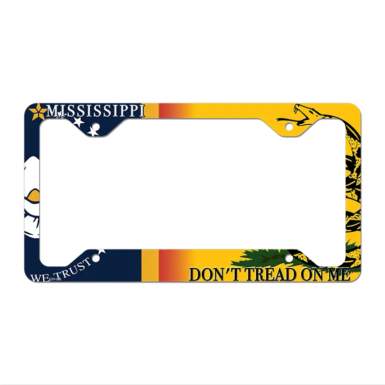 Mississippi|Dont Tread Novelty Metal License Plate Frame LPF-402 12.25" x 6.5" Standard Frame (LPF)
