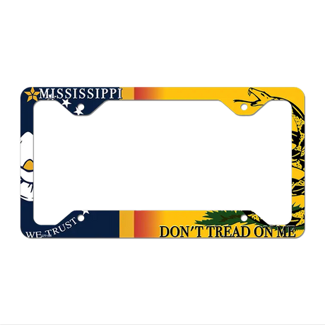 Mississippi|Dont Tread Novelty Metal License Plate Frame LPF-402 12.25" x 6.5" Standard Frame (LPF)