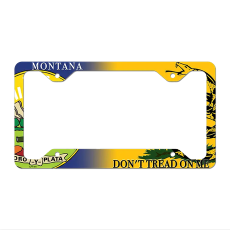 Montana|Dont Tread Novelty Metal License Plate Frame LPF-404 12.25" x 6.5" Standard Frame (LPF)