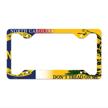 North Carolina|Dont Tread Novelty Metal License Plate Frame LPF-411 12" x 6" Standard Frame (LPF)