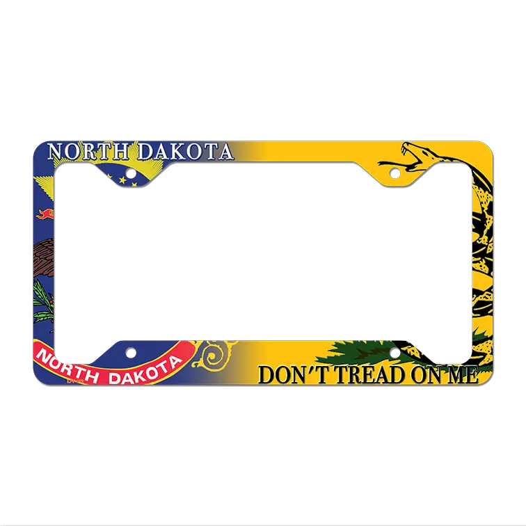 North Dakota|Dont Tread Novelty Metal License Plate Frame LPF-412 12.25" x 6.5" Standard Frame (LPF)