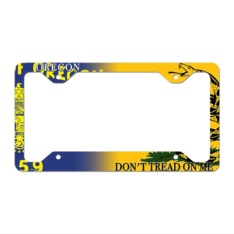 Oregon|Dont Tread Novelty Metal License Plate Frame LPF-415 12.25" x 6.5" Standard Frame (LPF)