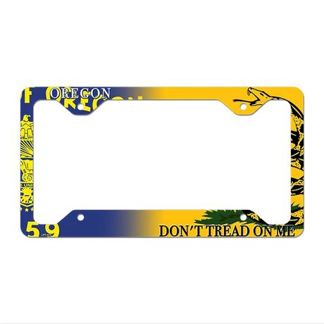 Oregon|Dont Tread Novelty Metal License Plate Frame LPF-415 12.25" x 6.5" Standard Frame (LPF)