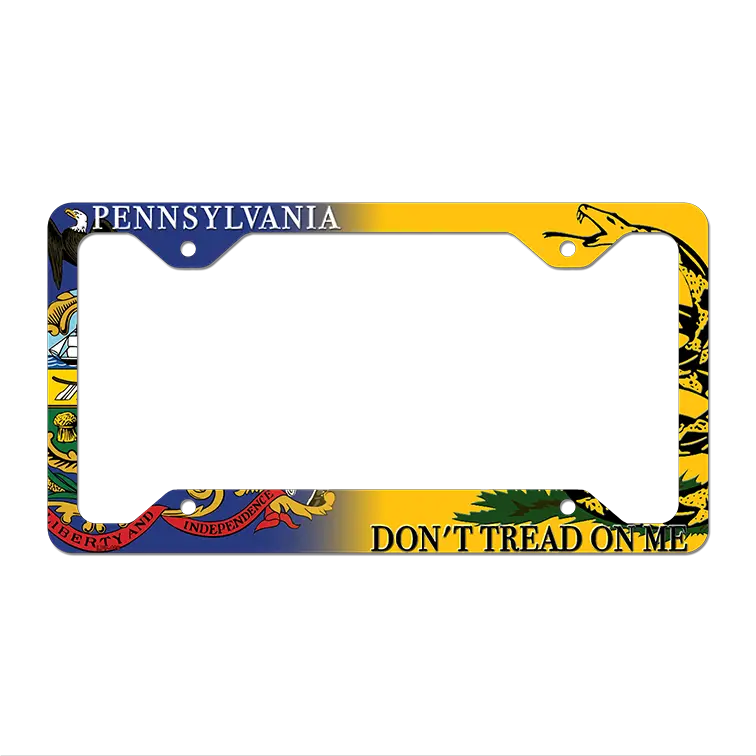 Pennsylvania|Dont Tread Novelty Metal License Plate Frame LPF-416 12.25" x 6.5" Standard Frame (LPF)