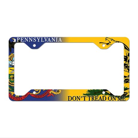 Pennsylvania|Dont Tread Novelty Metal License Plate Frame LPF-416 12" x 6" Standard Frame (LPF)