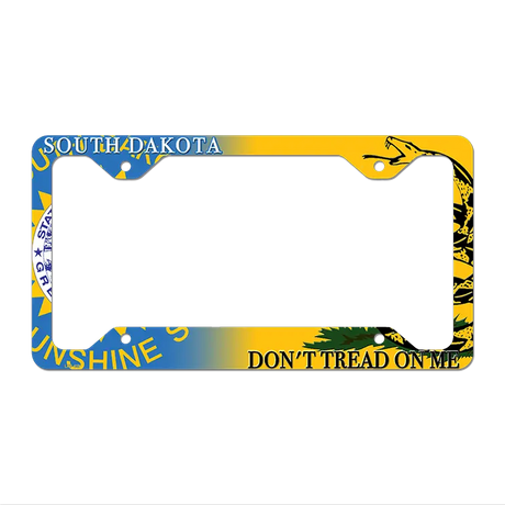 South Dakota|Dont Tread Novelty Metal License Plate Frame LPF-419 12.25" x 6.5" Standard Frame (LPF)