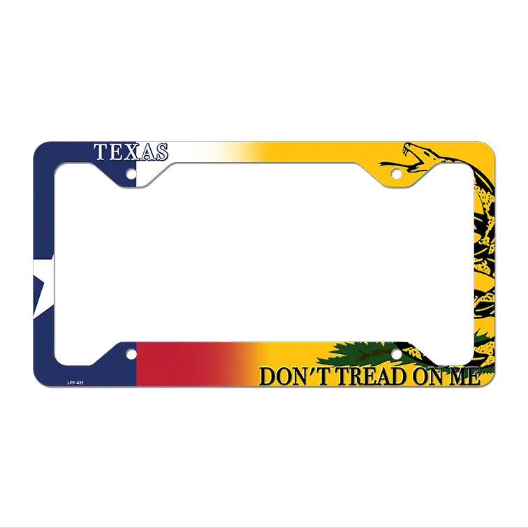 Texas|Dont Tread Novelty Metal License Plate Frame LPF-421 12.25" x 6.5" Standard Frame (LPF)