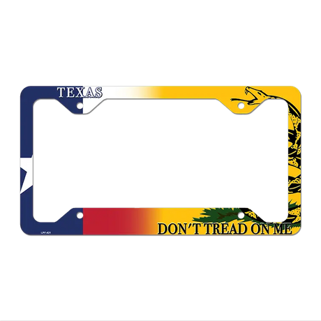 Texas|Dont Tread Novelty Metal License Plate Frame LPF-421 12.25" x 6.5" Standard Frame (LPF)