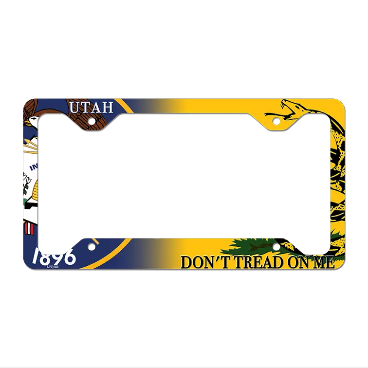 Utah|Dont Tread Novelty Metal License Plate Frame LPF-422 12.25" x 6.5" Standard Frame (LPF)