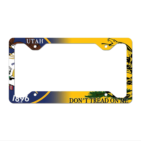 Utah|Dont Tread Novelty Metal License Plate Frame LPF-422 12.25" x 6.5" Standard Frame (LPF)