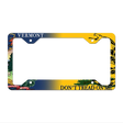 Vermont|Dont Tread Novelty Metal License Plate Frame LPF-423 12.25" x 6.5" Standard Frame (LPF)