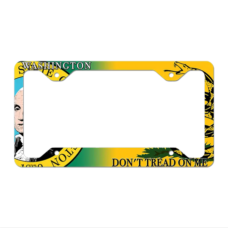 Washington|Dont Tread Novelty Metal License Plate Frame LPF-425 12.25" x 6.5" Standard Frame (LPF)