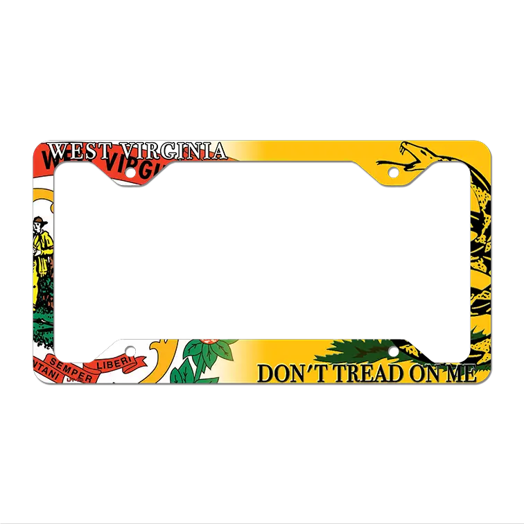 West Virginia|Dont Tread Novelty Metal License Plate Frame LPF-426 12.25" x 6.5" Standard Frame (LPF)