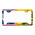 Wyoming|Dont Tread Novelty Metal License Plate Frame LPF-428 12.25" x 6.5" Standard Frame (LPF)