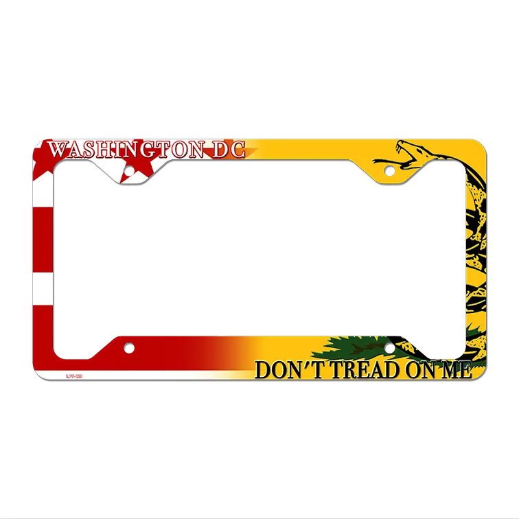 Washington DC|Dont Tread Novelty Metal License Plate Frame LPF-429 12.25" x 6.5" Standard Frame (LPF)