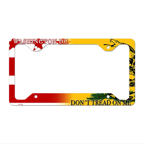 Washington DC|Dont Tread Novelty Metal License Plate Frame LPF-429 12.25" x 6.5" Standard Frame (LPF)