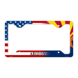Arizona|American Flag Novelty Metal License Plate Frame LPF-442 12.25" x 6.5" Standard Frame (LPF)