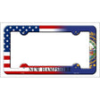 New Hampshire|American Flag Novelty Metal License Plate Frame LPF-468