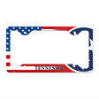 Tennessee|American Flag Novelty Metal License Plate Frame LPF-481 12" x 6" Standard Frame (LPF)