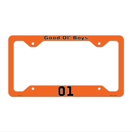 Good Ol Boys 01 Novelty Metal License Plate Frame 12.25" x 6.5" Standard Frame (LPF)