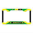 Jamaica Flag Novelty Metal License Plate Frame 12.25" x 6.5" Standard Frame (LPF)