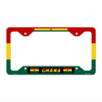 Ghana Flag Novelty Metal License Plate Frame 12.25" x 6.5" Standard Frame (LPF)