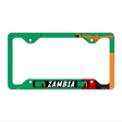 Zambia Flag Novelty Metal License Plate Frame 12.25" x 6.5" Standard Frame (LPF)