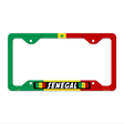 Senegal Flag Novelty Metal License Plate Frame 12.25" x 6.5" Standard Frame (LPF)