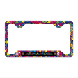 Autism Awareness Ribbons Novelty Metal License Plate Frame 12.25" x 6.5" Standard Frame (LPF)