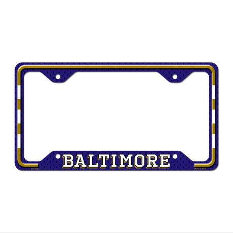 Baltimore Novelty Metal License Plate Frame LPF-532 12.25" x 6.5" Standard Frame (LPF)