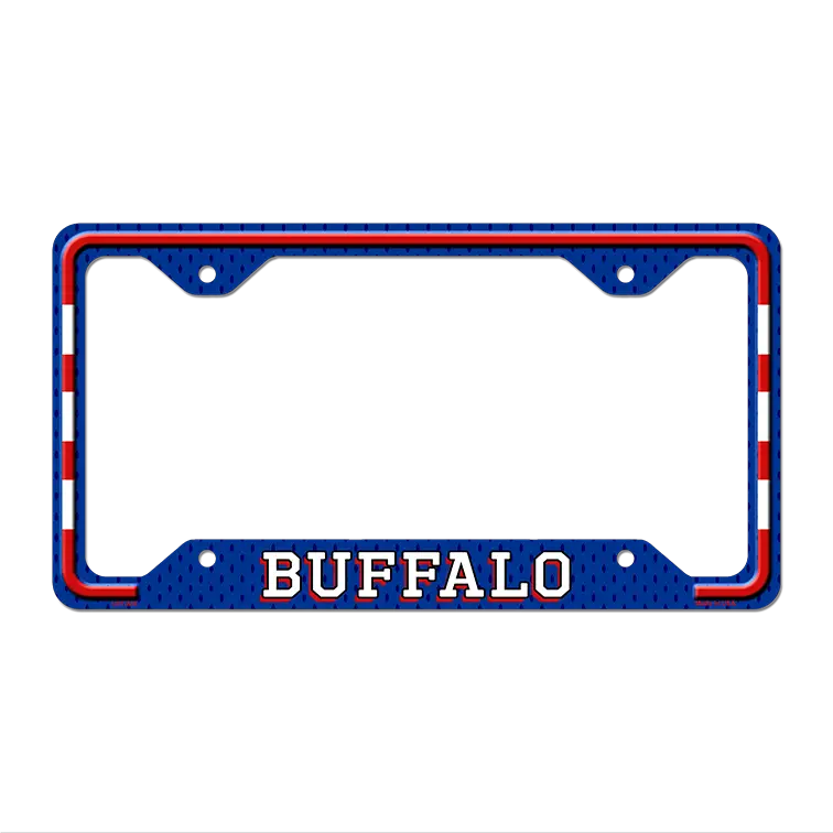 Buffalo Novelty Metal License Plate Frame LPF-533 12.25" x 6.5" Standard Frame (LPF)
