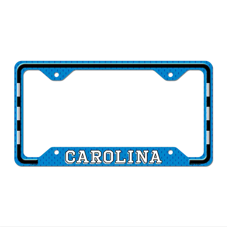 Carolina Novelty Metal License Plate Frame LPF-534 12.25" x 6.5" Standard Frame (LPF)