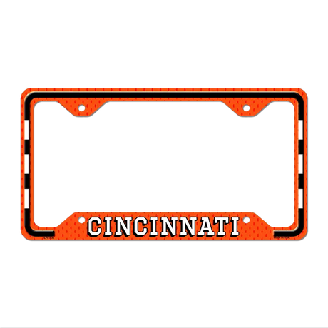 Cincinnati Novelty Metal License Plate Frame LPF-536 12.25" x 6.5" Standard Frame (LPF)