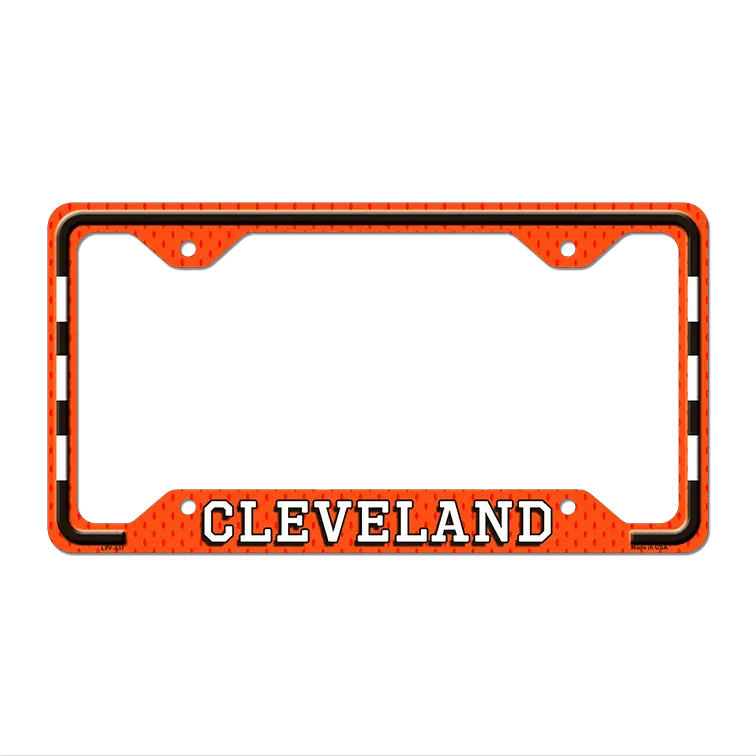 Cleveland Novelty Metal License Plate Frame LPF-537 12.25" x 6.5" Standard Frame (LPF)