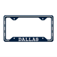 Dallas Novelty Metal License Plate Frame LPF-538 12.25" x 6.5" Standard Frame (LPF)