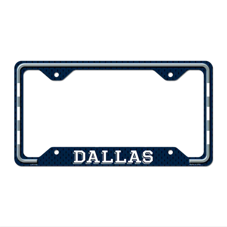 Dallas Novelty Metal License Plate Frame LPF-538 12.25" x 6.5" Standard Frame (LPF)