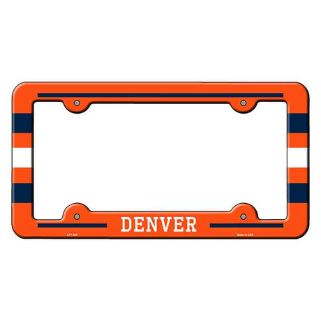 Denver Novelty Metal Molded License Plate Frame LPF-539