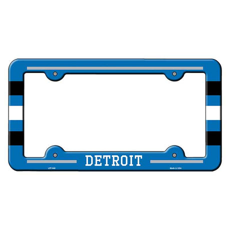 Detroit Novelty Metal Molded License Plate Frame LPF-540