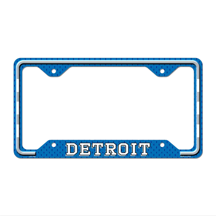 Detroit Novelty Metal License Plate Frame LPF-540 12.25" x 6.5" Standard Frame (LPF)